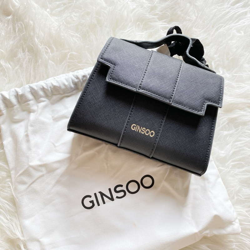 [Preloved] Ginsoo Bag in Black / Tas Wanita Tas Selempang Shoulder Bag Warna Hitam Second [Miss Glam