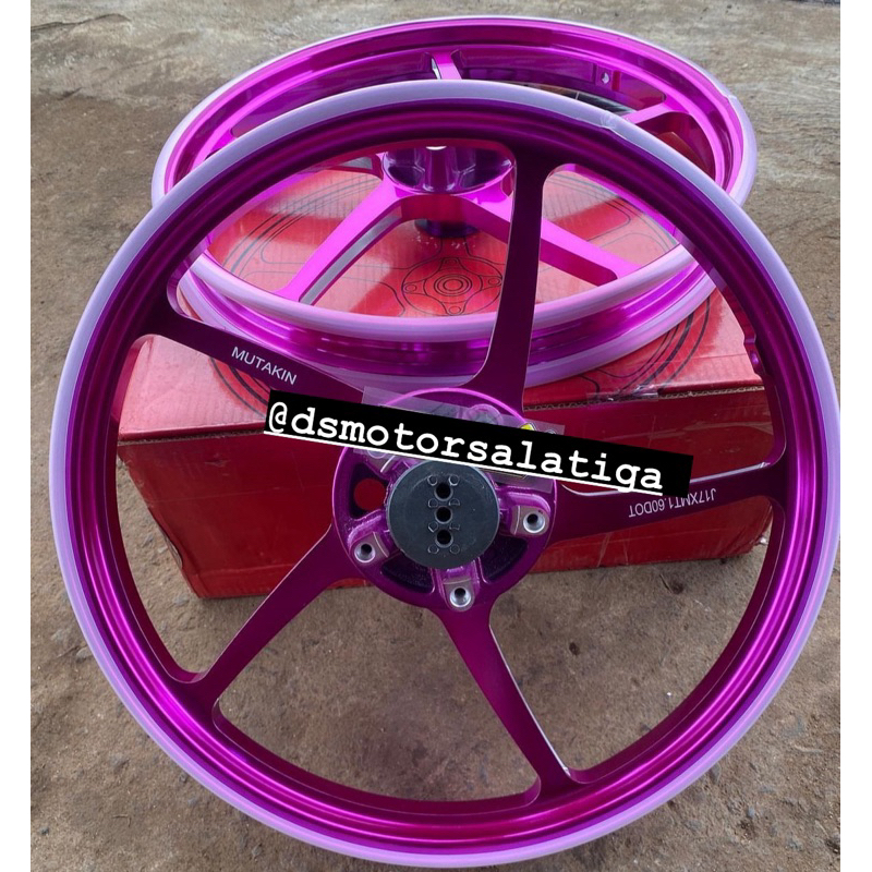 velg velk velek Enkei 525 mutakin trx pink purple fg525 mxking mx king doble disc dd ninjaR ninjaSS 