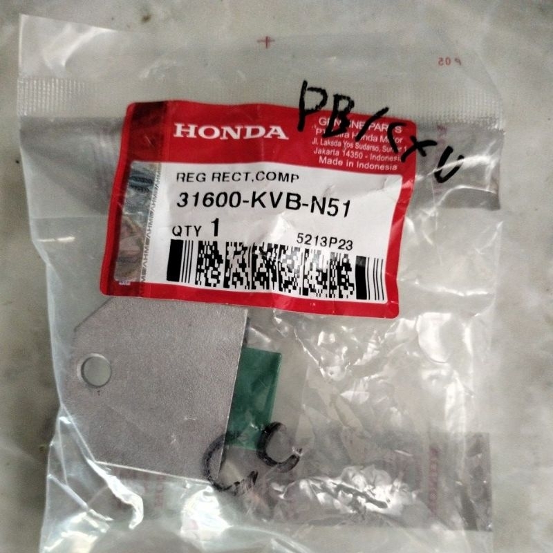 regulator, kiprok, rectifer kvb Vario 110,beat, ORI 31600-KVB-N51