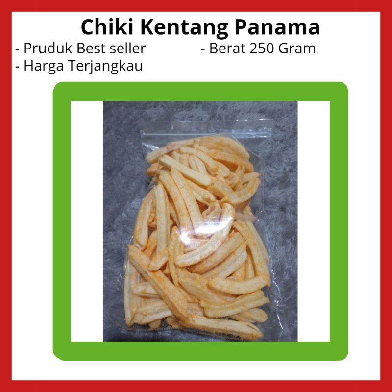 

Chiki Kentang Panama - 250 Gram