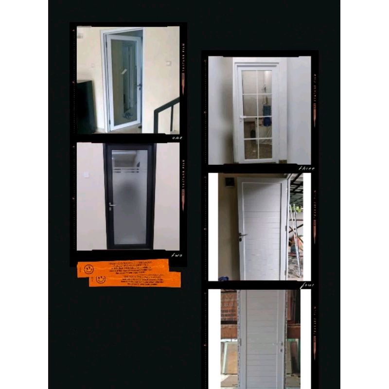 Pintu aluminium ukuran 80×200 - 90×200