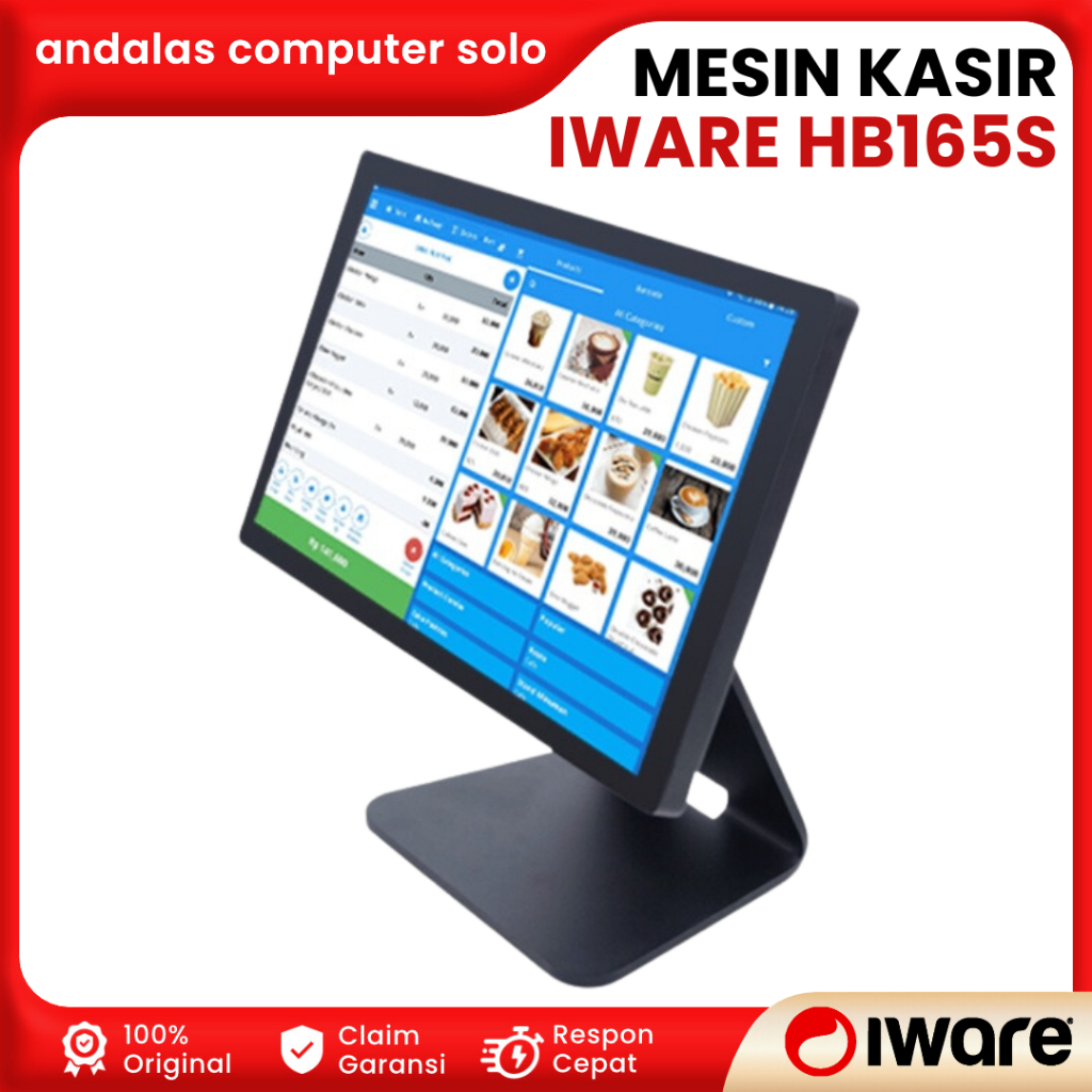 Mesin Kasir Touchscreen Pos All In One  System IWARE HB156S Mesin Kasir PC
