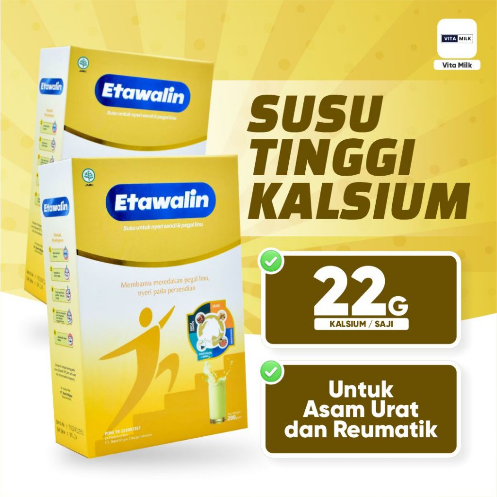 

SUSU ETAWALIN ORIGINAL - MENGOBATI ASAM URAT REMATIK SYARAF KEJEPIT GEJALA KOLESTEROL