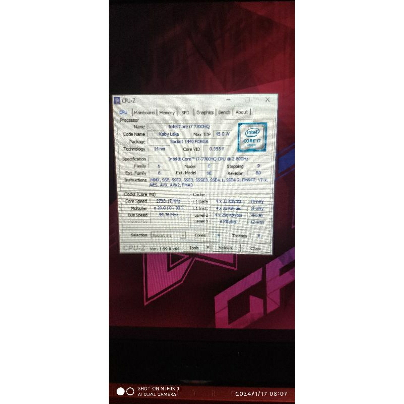 laptop gaming Acer intel i7 gtx 1050