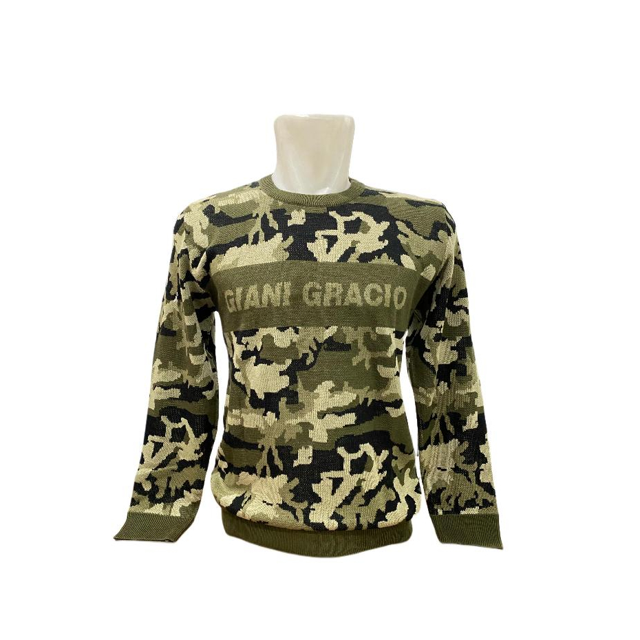 Gracio Sweater Loreng Pria Rajut Premium