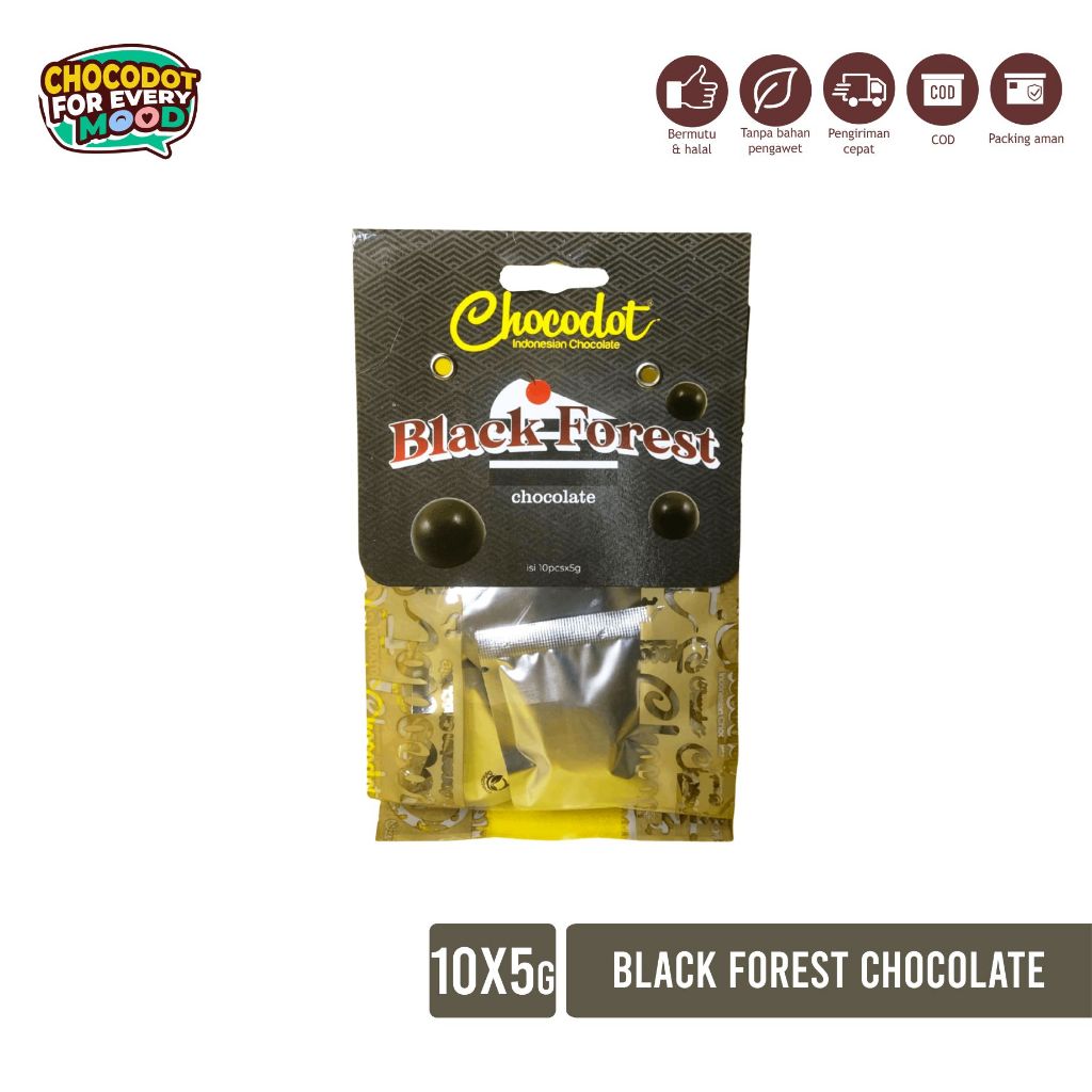 

Coklat Chocodot Chocobag Series Black Forest