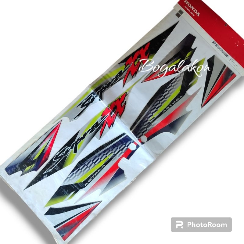 stripping polet stiker supra xx silver ungu original ahm