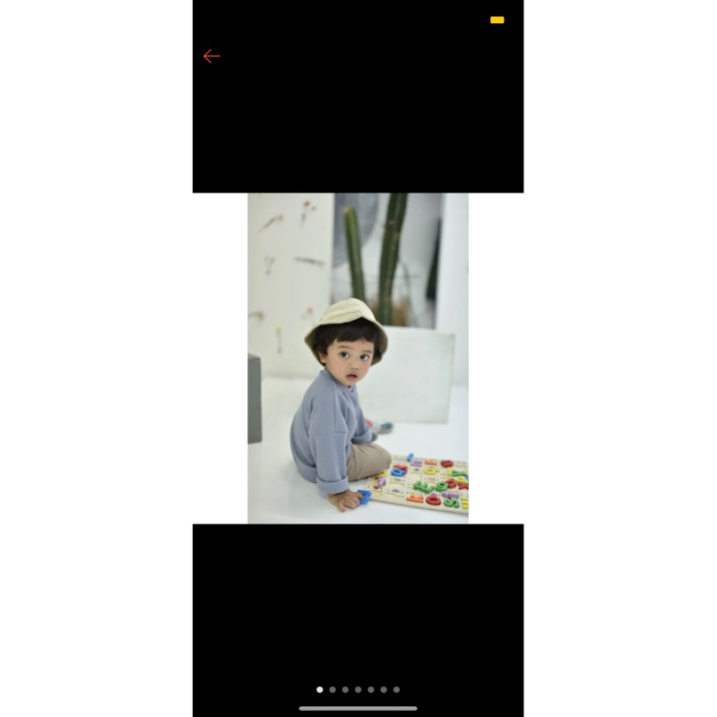 waffle knit anak/baju knit anak