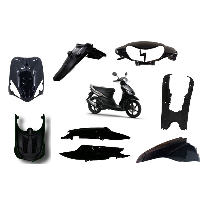 FULL SET BODY MIO SPORTY HITAM
