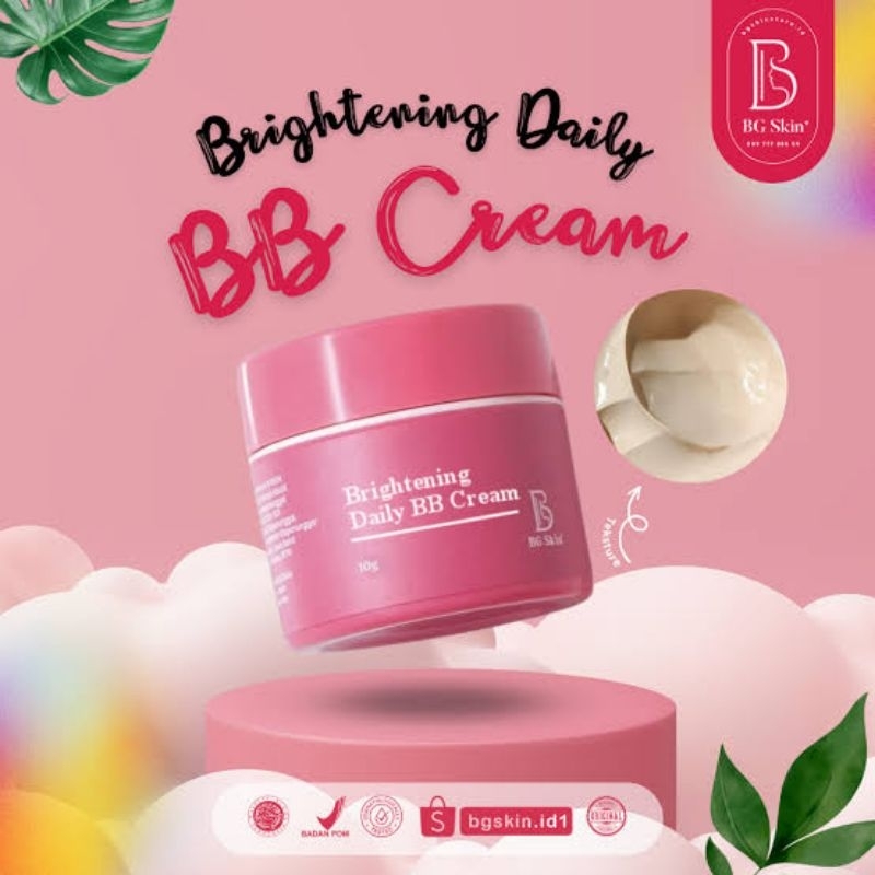 BB CREAM DAILY SPF 30 - BG SKIN BRIGHTENING - CREAM SIANG MELEMBABKAN