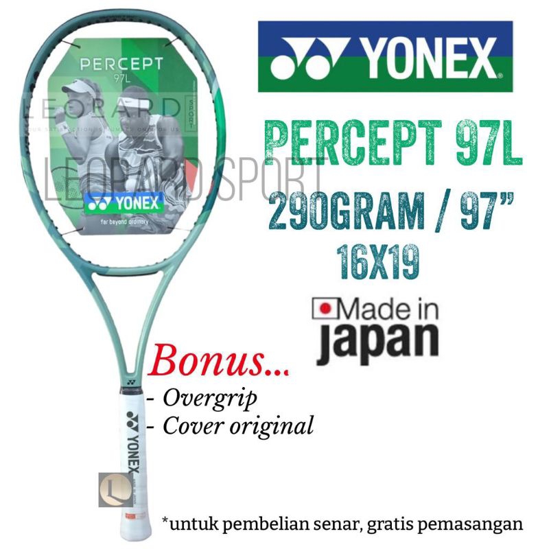 Raket Tenis Yonex PERCEPT 97L 290 gram Olive Green / Tennis Racket