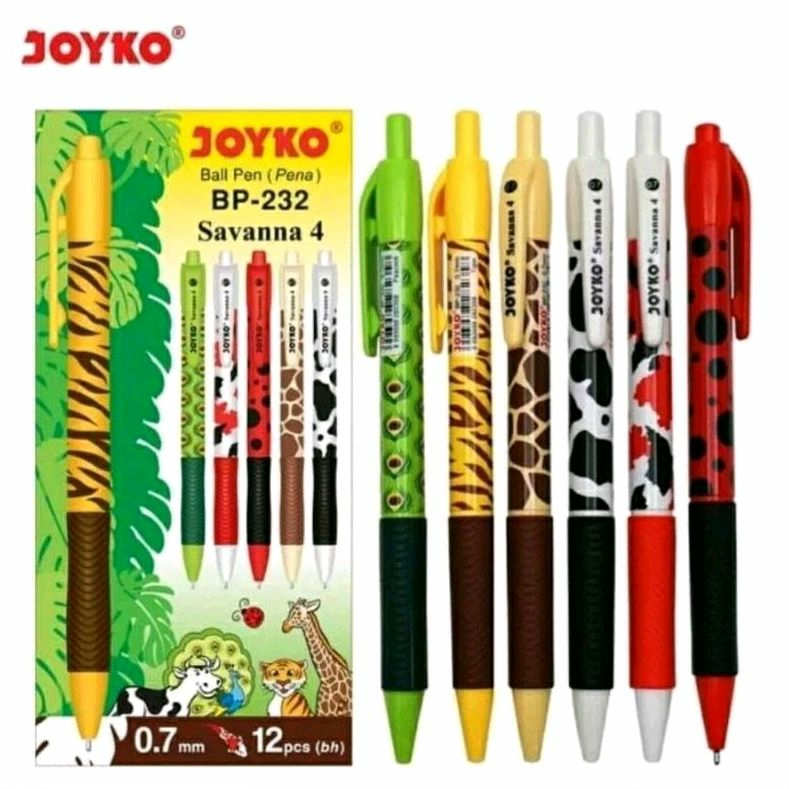 

Pulpen Joyko BP-Savanna 4 (isi 12 pcs)