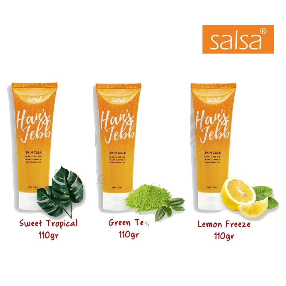 SALSA HANS JEBB GEL SKIN CLEANSER HANS JEBB PEELING GEL PERONTOK DAKI DAN KETIAK HITAM SALSA EXFOLIA