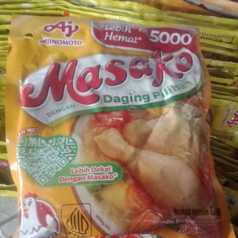 

Masako rasa ayam ukuran 123g