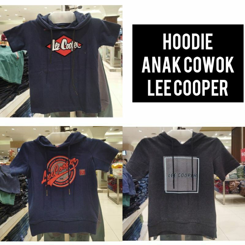 (Size 4-14 tahun) HOODIE ANAK COWOK ORIGINAL LEE COOPER