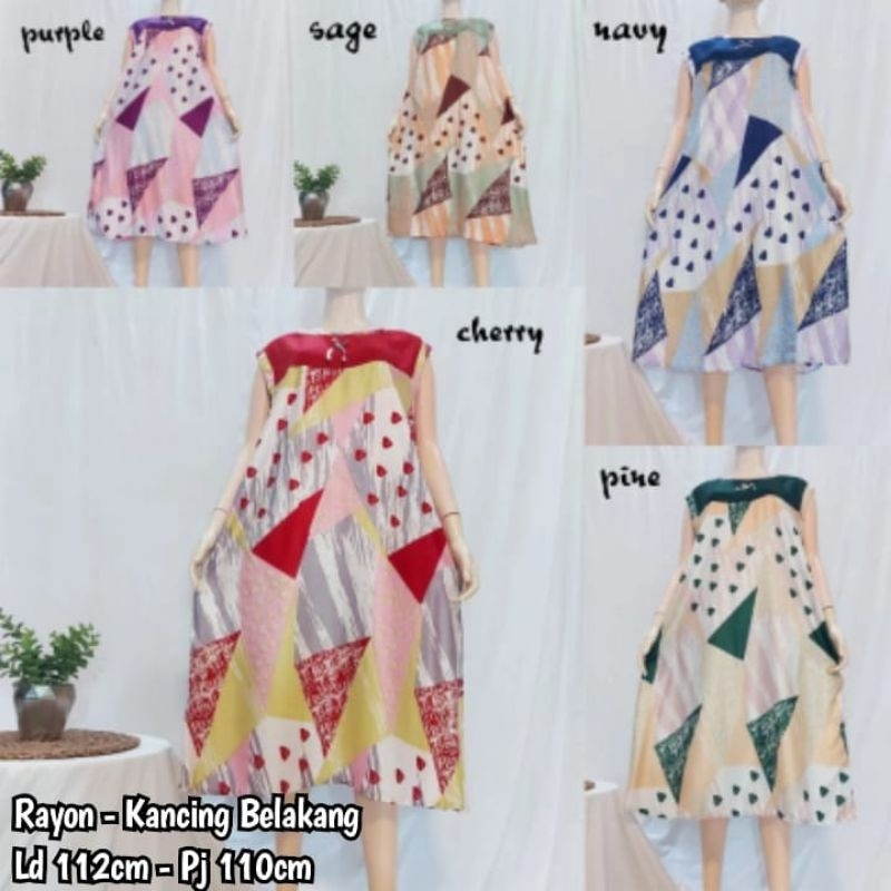 Daster Payung Tanpa Lengan, Daster Yukensi, Home dress Sexy