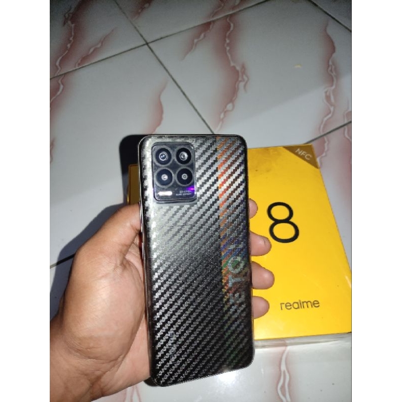 Realme 8 8+5/128gb hp spek gaming murah