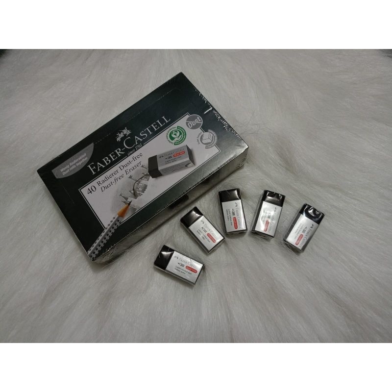 

Stip / Penghapus Faber Castell Hitam Original 1 pack isi 40pcs
