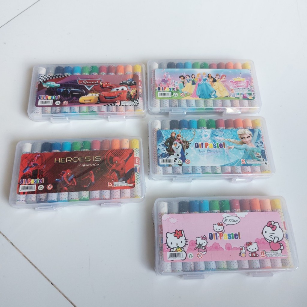 

Crayon Eselon 12 Warna Fancy Murah 12 Oil Pastel Ecer Per 1 Pack