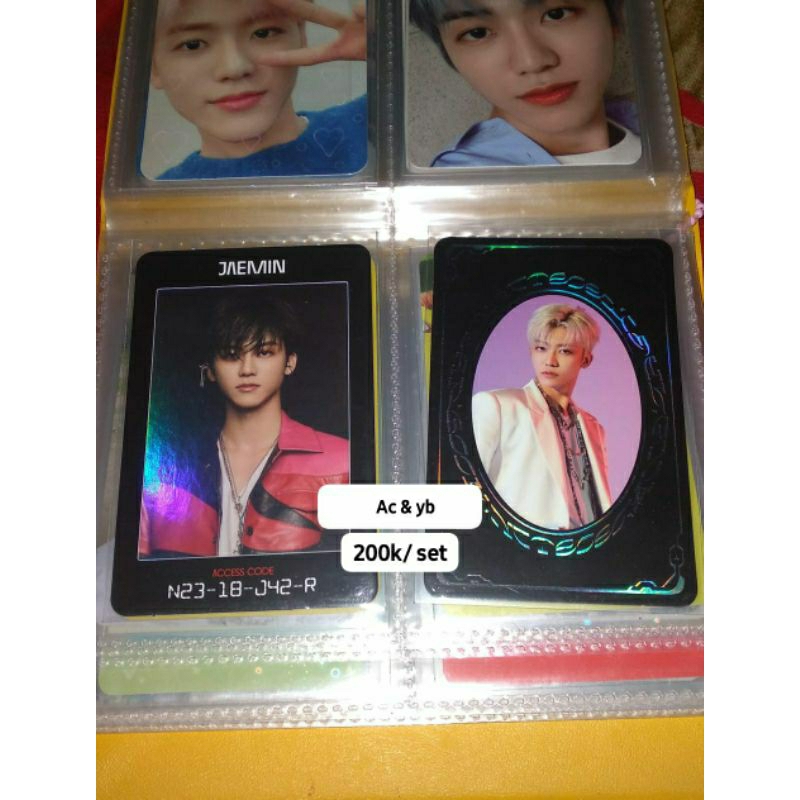 AC YB Acces Card Yearbook Card Jaemin Set
