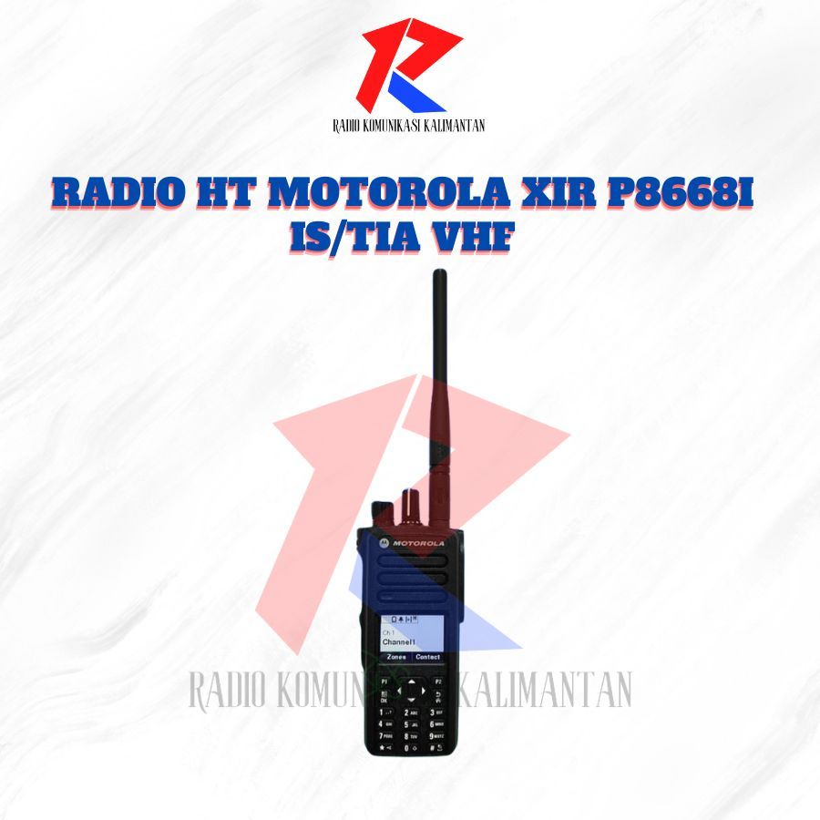 RADIO HT MOTOROLA XIR P8668I IS/TIA VHF