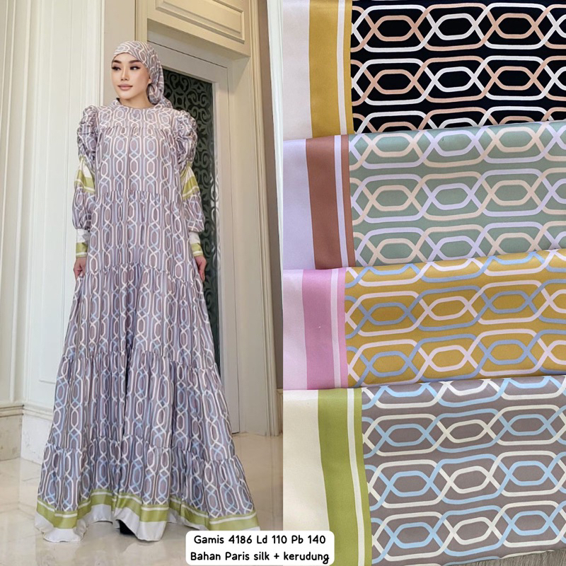 Dress Hijab Satin Premium