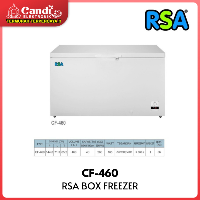 GEA RSA Kulkas Box Freezer CF-460 460 Liter