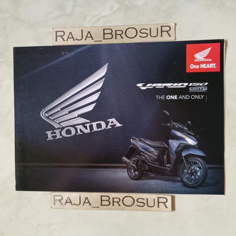 Poster brosur katalog leaflet Honda Vario 150 Vario150 ESP 2016