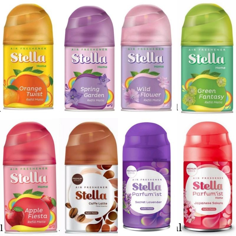 STELLA MATIC REFILL 160ML/ PENGHARUM RUANGAN REFILL STELLA