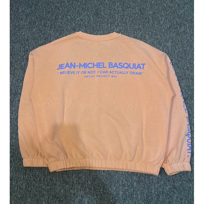Crewneck Crop Jean michel basquiat