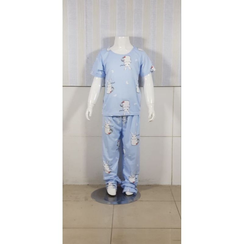 Setelan Baju Tidur Anak CP import premium| Baju tidur anak umur 3-12 tahun