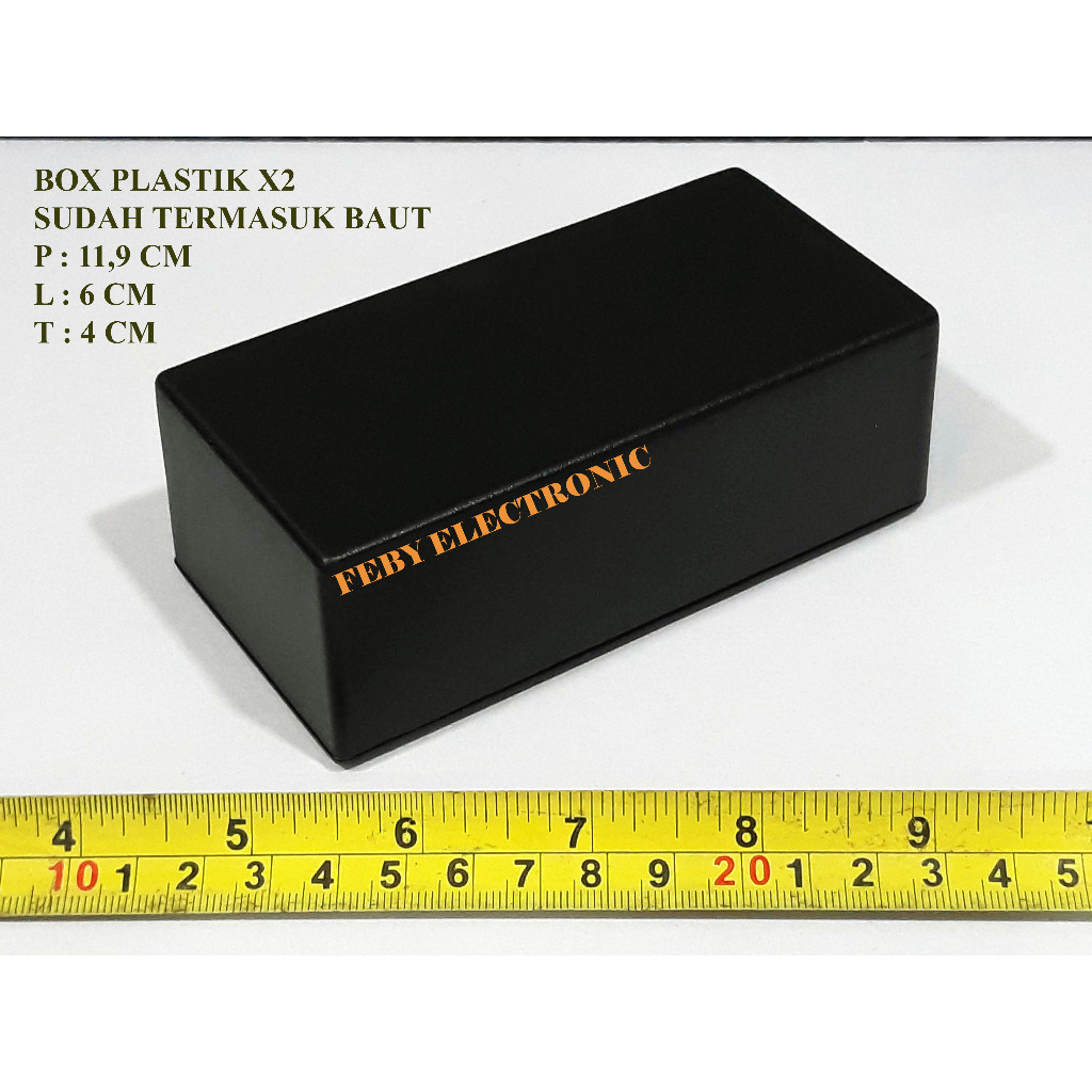BOX X2 BOX PLASTIK HITAM X 2