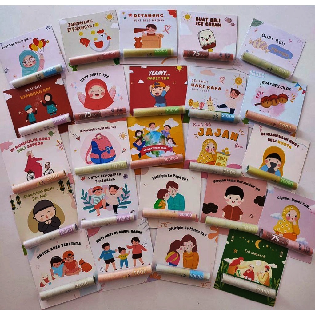 

" " PER PACK " " " 1 PACK ISI 10 Amplop / Angpau THR / Lebaran / Imlek / Syukuran Amplop Sedotan Viral Paling Murah / Lucu / Unik murah viral INI KHUSUS 1 PACK YAA ISI 10 BIJI HANYA AMPLOP