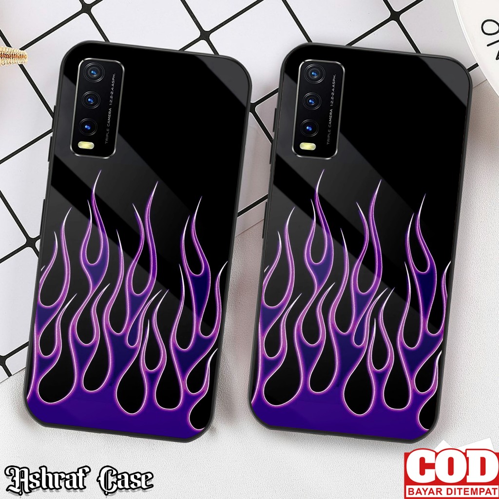 Case VIVO Y12S / Y20 / Y20S / Y20SG - Casing VIVO Y20 / Y12S / Y20S / Y20SG ( FIRE ) Silikon Hp Y12S