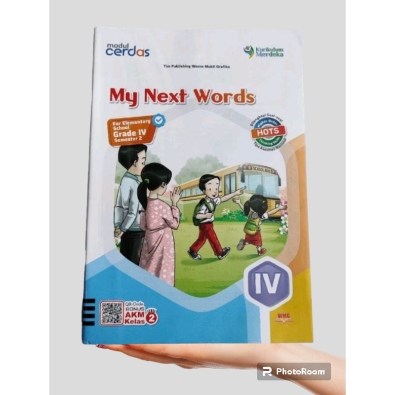 buku LKS bahasa Inggris kurikulum merdeka untuk SD/mi kelas 4 semester 2 penerbit wmg