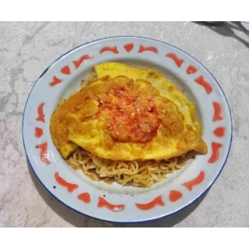 

mie ayam telor dadar