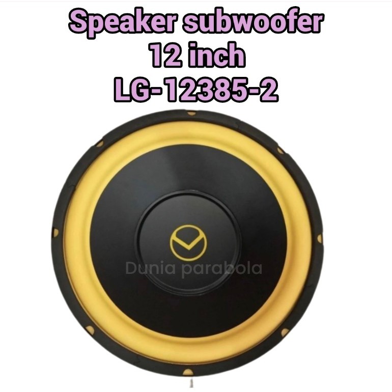 Speaker subwoofer 12 inch Legacy Sparta series 12inch 12385-2