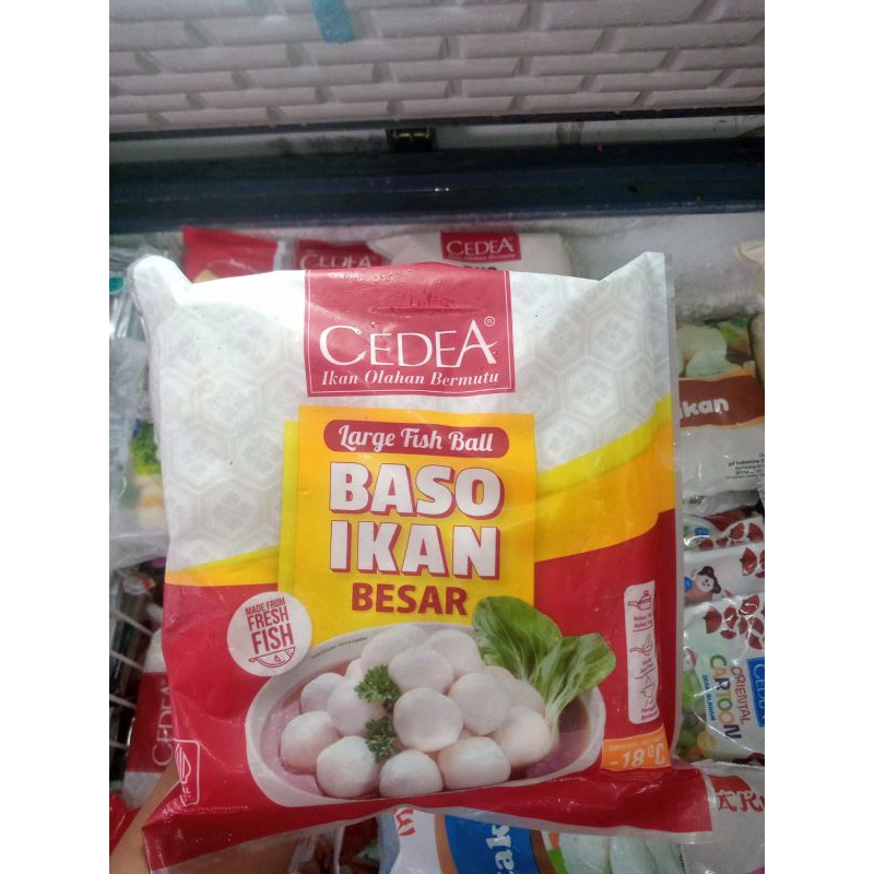 

Cedea Bola Ikan Besar 500gr, Bola Ikan