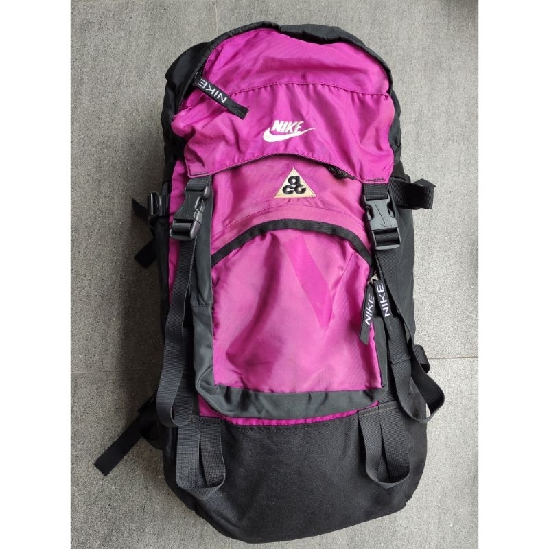 tas gunung carrier vintage nike ACG hiking used good condition
