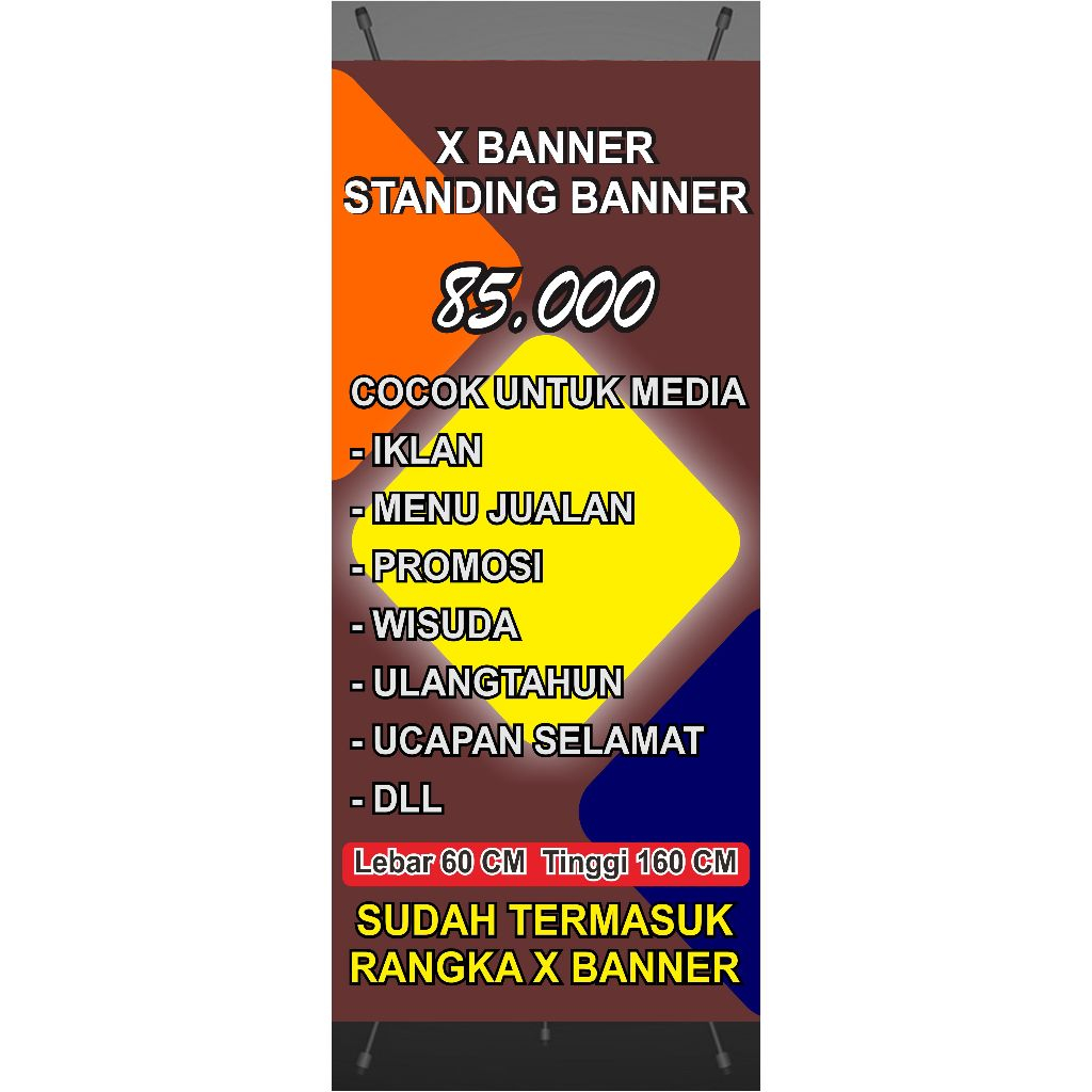 X BANNER STANDING BANNER