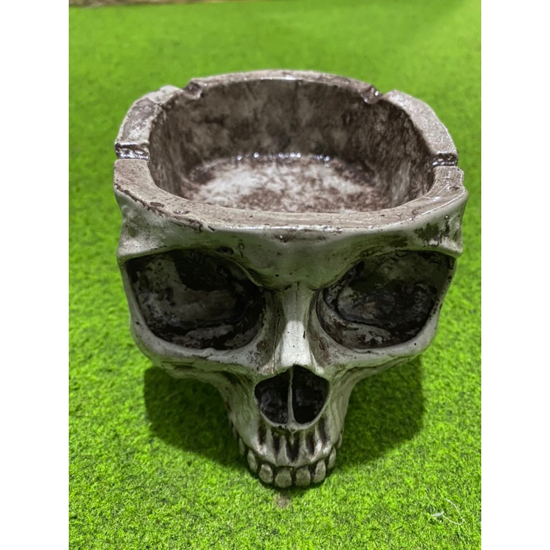 asbak tengkorak hand made / asbak tengkorak/ asbak tengkorak hitam