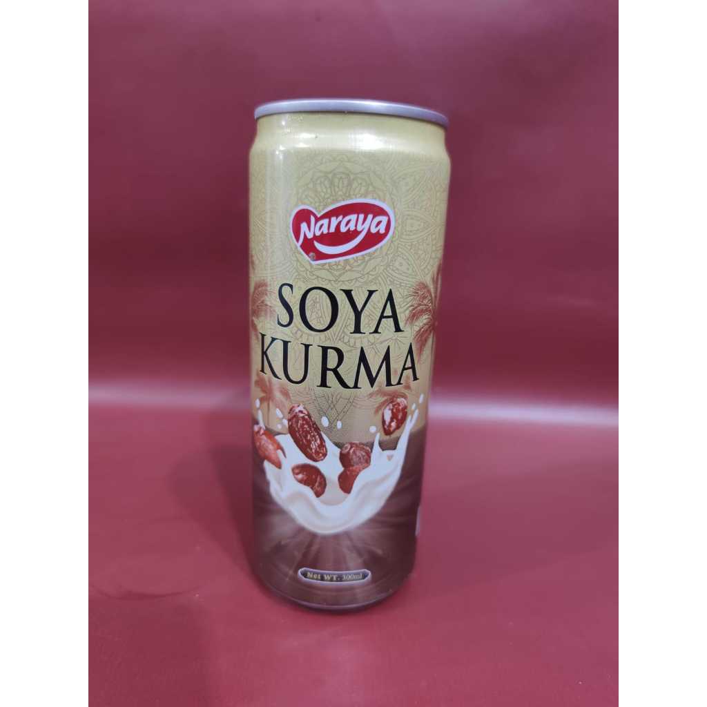 

Naraya Soya Kurma 300ml - Minuman Soya Rasa Kurma Dalam Kaleng