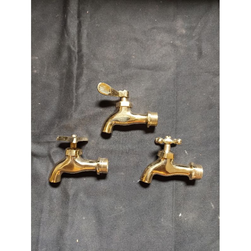 Kran Air Kuningan Asli 1/2 Inch Klasik Water Faucet