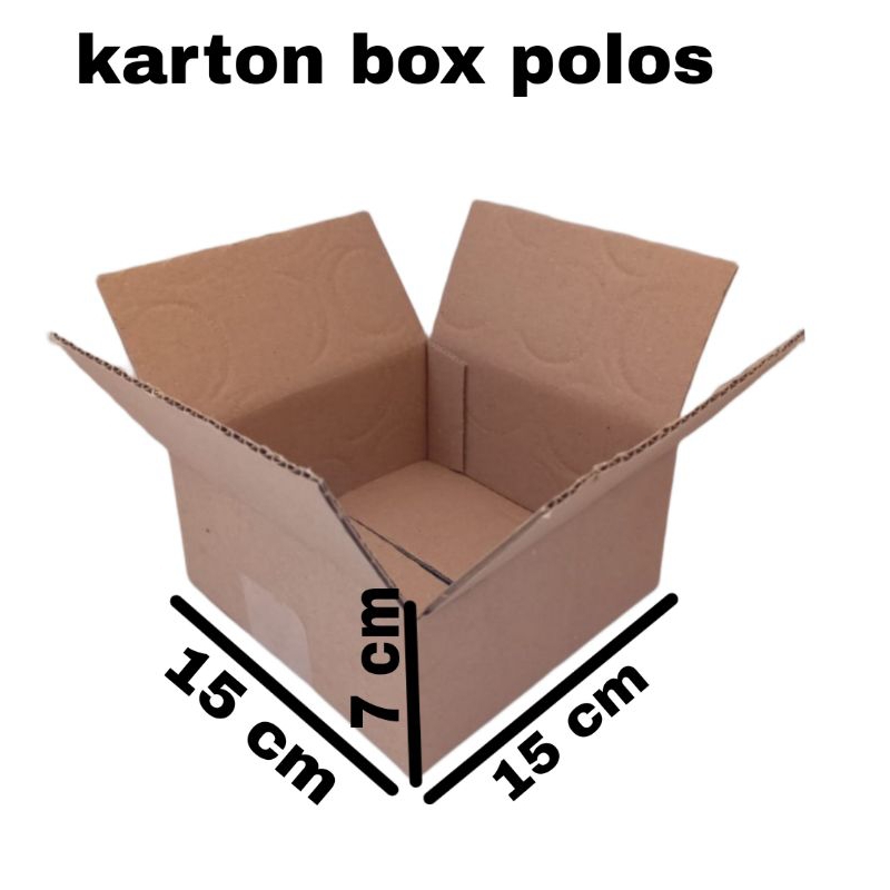 

kardus polos UK 15x15x7 kardus kecil kardus besar kardus packing