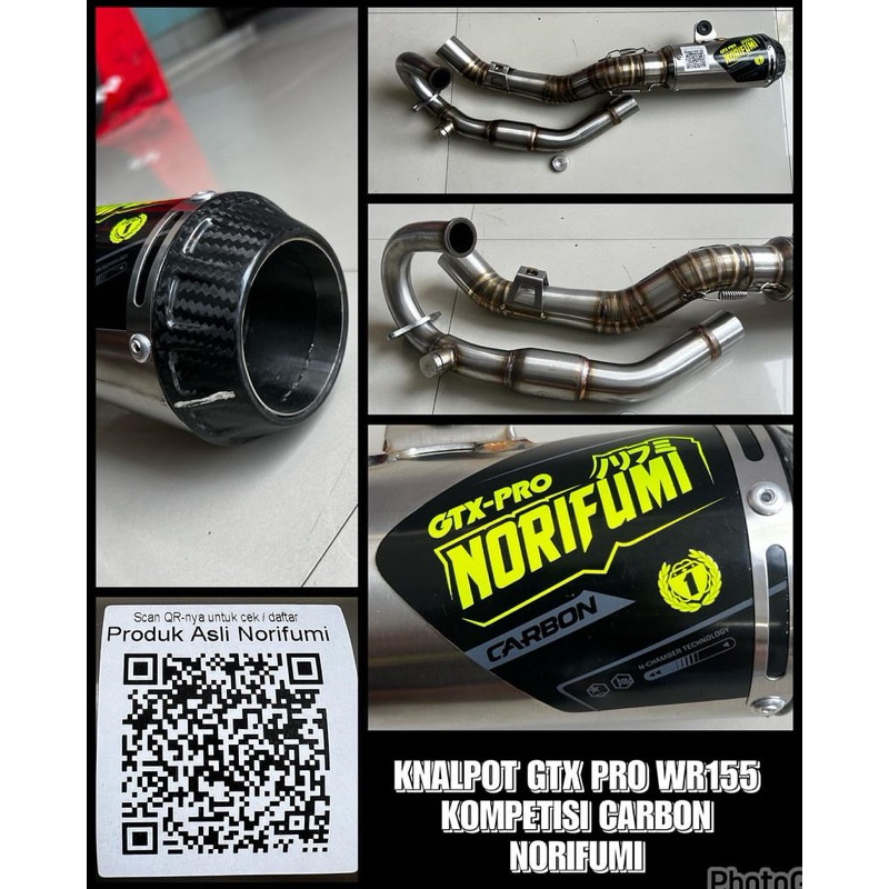 KNALPOT GTX PRO KLX BF 150 KOMPETISI CARBON NORIFUMI