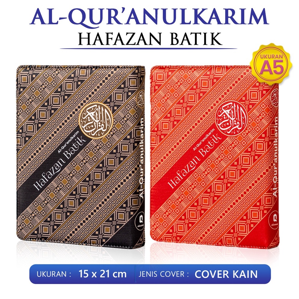 PAKET LENGKAP Al Quran Terjemah Perkata Tajwid Alquranulkarim Hafazan Batik Alquran Kecil Ukuran A5 