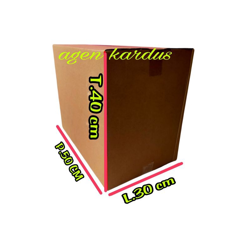 

kardus polos UK 50x30x40 kardus besar kardus packing