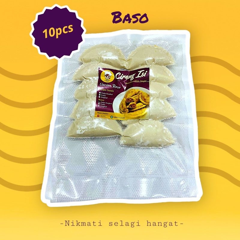 

[ Chewy ] Cireng Mini Isi Bakso / Cireng frozen murah / Cireng Kenyal Isi Banyak / Cireng Bakso