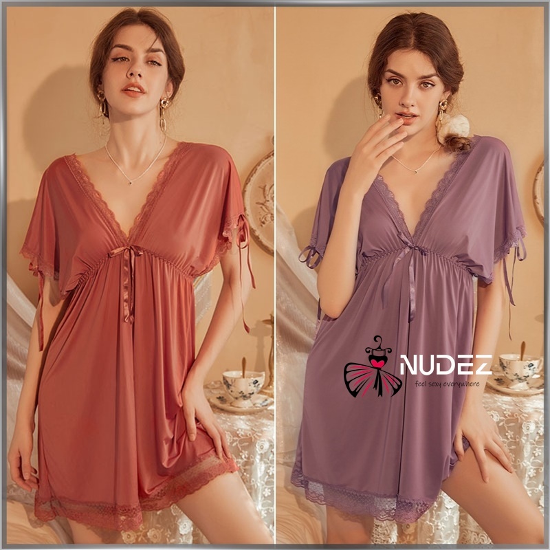 Baju Tidur Wanita Dewasa Sexy Premium N1888 / Daster Seksi Hot Kekinian Terbaru Murah / Pakaian Dina