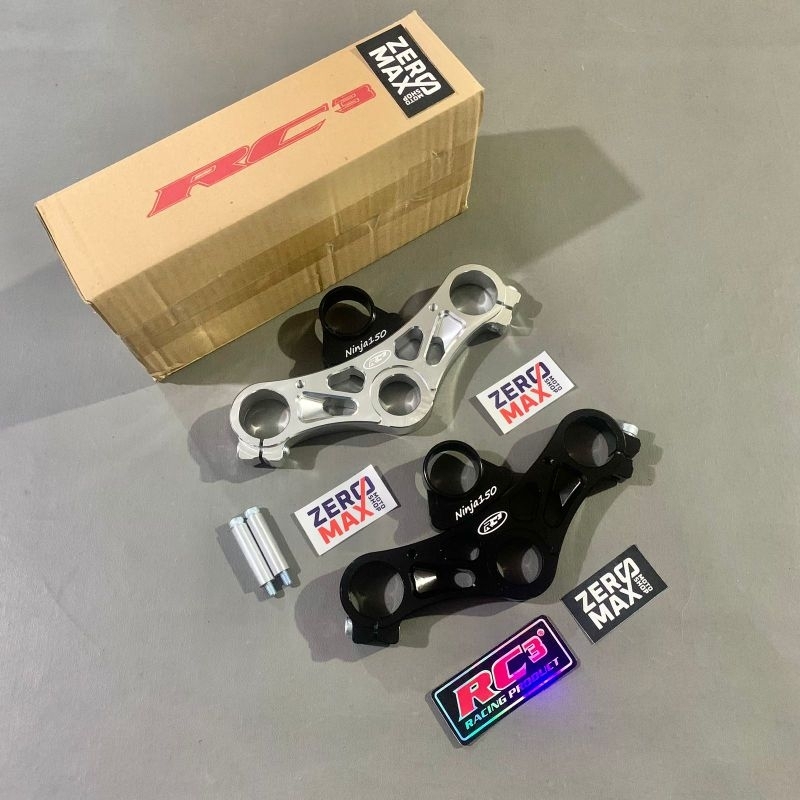 Triple Clamp Tripleclamp Segitiga Stang Atas RC3 Ninja RR 150 RR 150RR Original